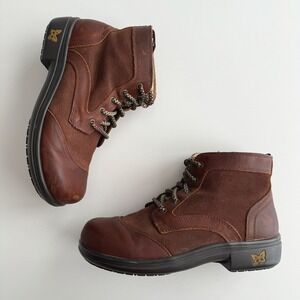 Alegria Kylie Lace Up Oiled Brown Ankle Arch Support Comfort Boot EU 38 US 7 7.5